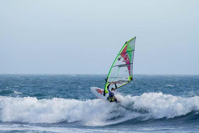 Kevin Pritchard, top turn - AWT Santa Cruz Goya Windsurfing Festival 2013 ©  Mike Archer / AWT http://americanwindsurfingtour.com/